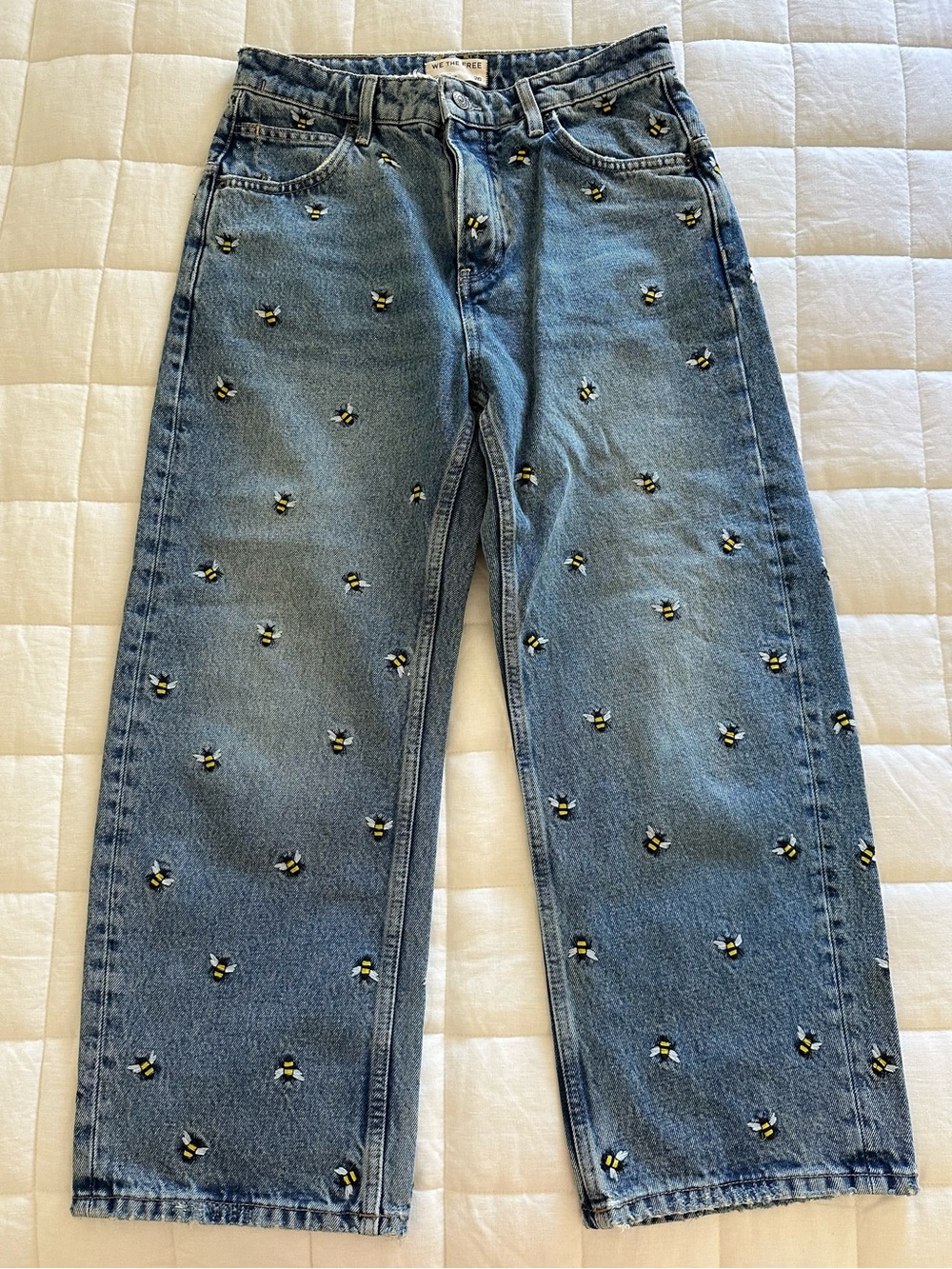 New Never Worn, We The Free Bee Barrel Jean Size 26